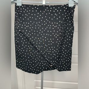 Women’s Margaret M Black Polka Dot‎ Pencil Skirt Size M